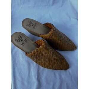 Woven Mules By Beast Fashion - Size 5.5 - Low Heel Slip-On